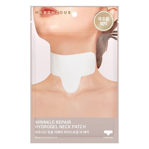 Wrinkle Repair Hydrogel Neck Patch, 4ea