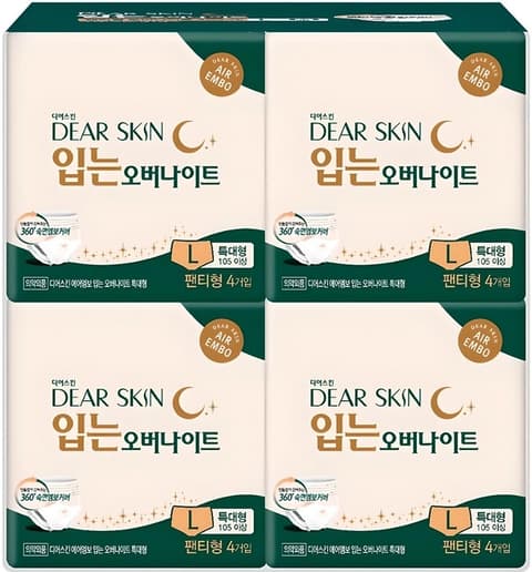 Overnight Wear, 4ea+4ea+4ea+4ea