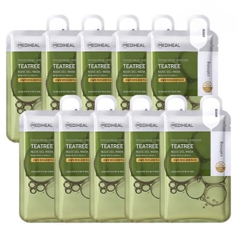 Tea Tree Nude Gel Mask, 10ea, 1pack