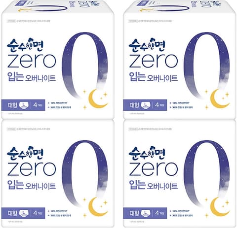 Zero Wear Overnight, 4ea+4ea+4ea+4ea