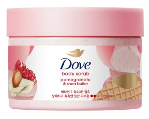 Pomegranate & Shea Butter Body Scrub, 298g, 1pack