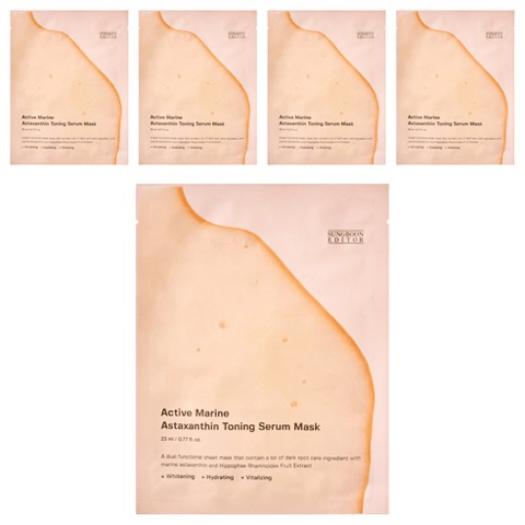Marine Astaxanthin Sheet Mask, 10ea