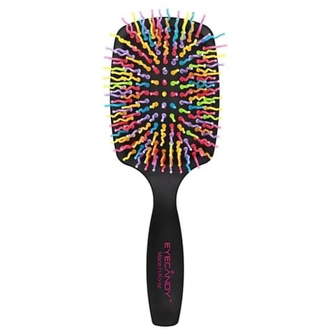 Rainbow Volume S Paddle Brush, Black, 1ea
