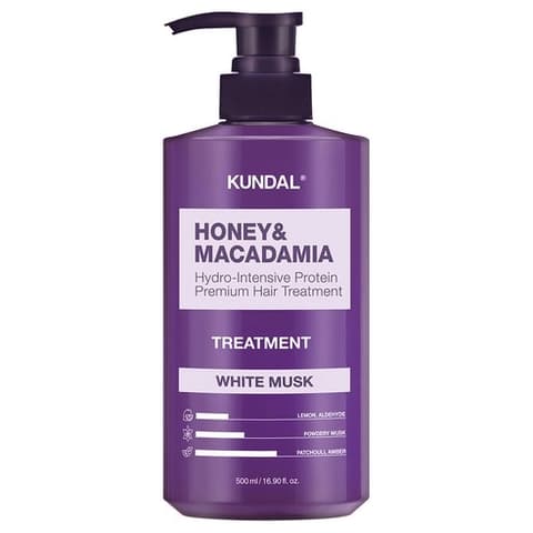 Honey & Macadamia Hair Treatment [White Musk], 500ml