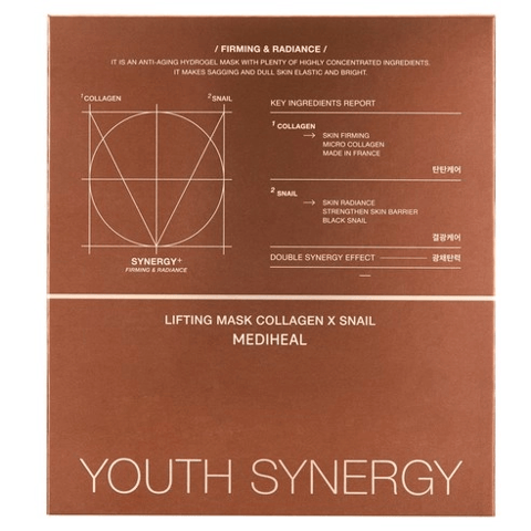 Youth Synergy Lifting Mask Collagen Snail, 5ea, 1pack