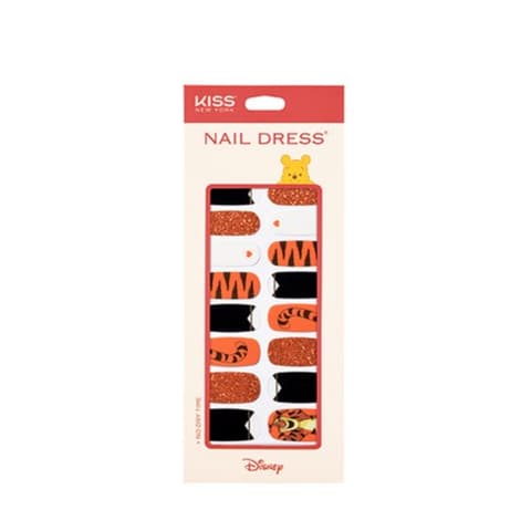 Disney Nail Dress Sticker, 24ea, Peekaboo Tigger, 1pack