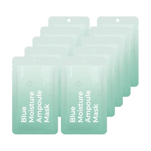 Blue Moisture Ampoule Mask, 10ea, 1pack