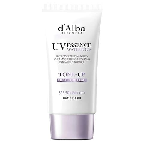 d'Alba Waterful Tone-up Sun Cream Purple [SPF50+/PA++++], 50ml