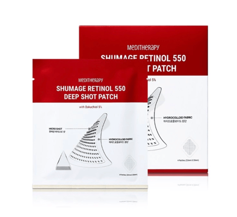 Shumage retinol 550 deep shot patch, 4ea+4ea
