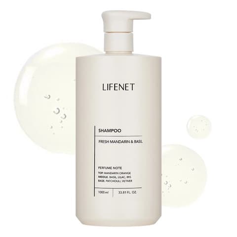 Perfume Shampoo [Fresh Mandarin & Basil], 1L