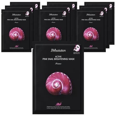 Active Pink Snail Brightening Mask Prime, 10ea