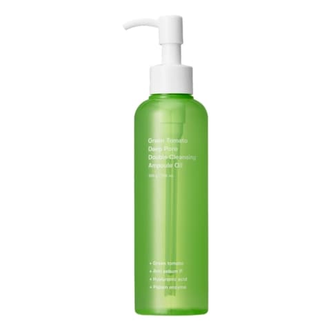 Green Tomato Deep Pore Double Cleansing Ampoule Oil, 200ml, 1pack