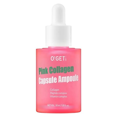 Pink Collagen Capsule Ampoule, 30ml, 1pack