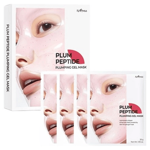 Plum Peptide Plumping Gel Mask, 4ea