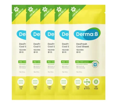DeoFresh Cool Sheet, 5ea+5ea+5ea+5ea+5ea