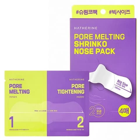 Pore Melting Melting Shrinko Nose Pack, 4ea