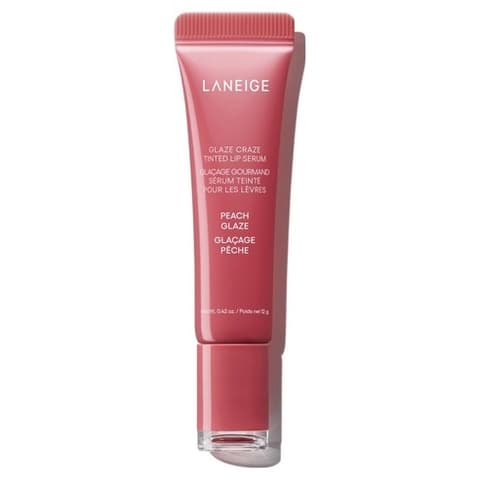 Glaze Craze Tinted Lip Serum, 12g, 03 Peach Glaze, 1pack