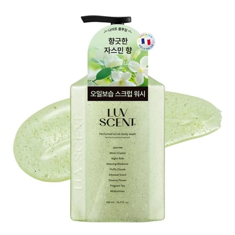 Scrub Body Wash [Night Blooming Jasmine Scent], 500ml