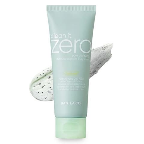 Clean It Zero Charcoal Capsule Pore Clay Mask, 100g, 1pack