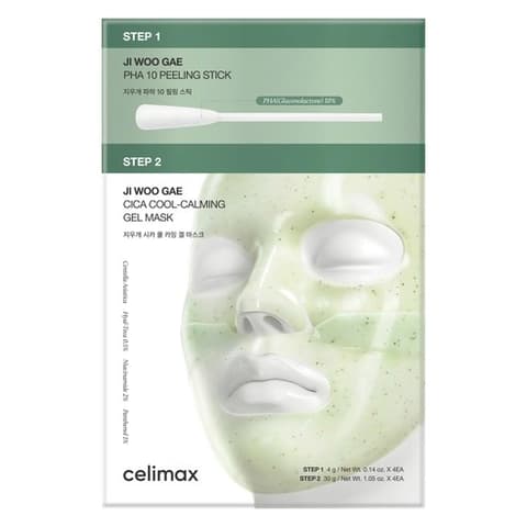 Eraser Cica PHA Peel Two-Step Gel Mask, 4ea, 1pack