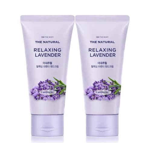 The Natural Relaxing Lavender Hand Cream, 75ml+75ml