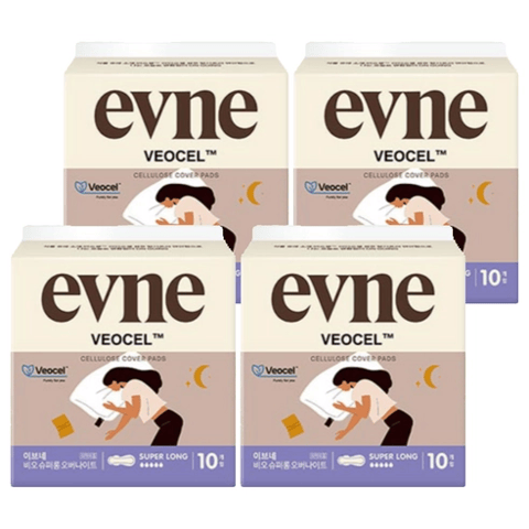 Premium Biocell Super Long Overnight Pads, 10eax4