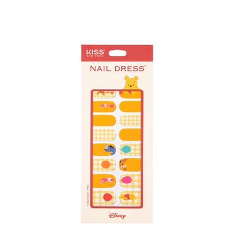 Disney Nail Dress Sticker, 24ea, Floating Pooh, 1pack