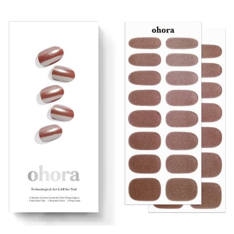Semi Cure Gel [Nail], N Chocolate Chrome, 1pack, 30ea