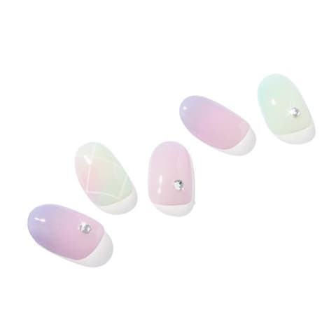 Gel Nail, 32ea, Argyle Check, 1pack
