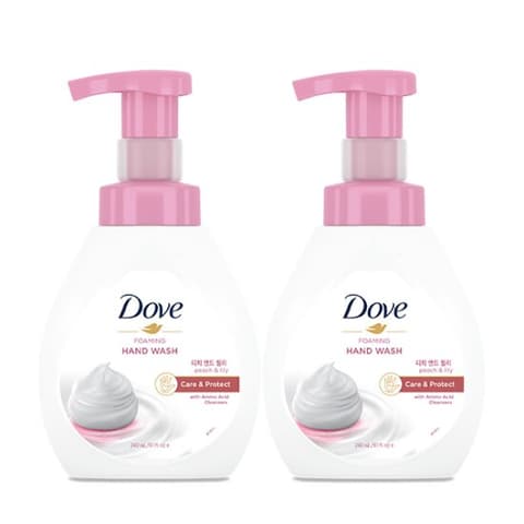 Foaming Hand Wash Peach & Lily, 240ml+240ml