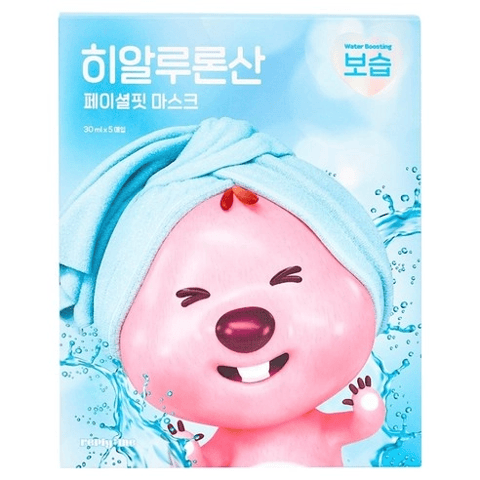Hyaluronic Acid Facial Fit Moisturizing Sheet Mask, 5ea