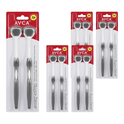 Dual Scraper Tongue Cleaner, 5ea