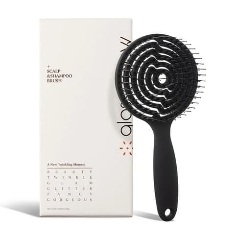 Scalp & Shampoo Brush, Black, 1pack, 1ea
