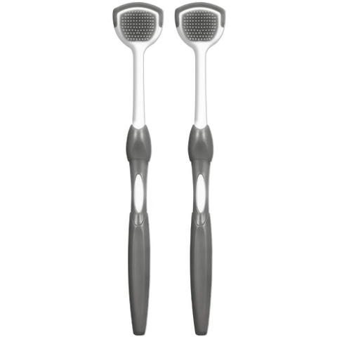 Dual Scraper Tongue Cleaner, 2ea