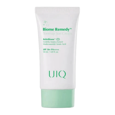 Biome Remedy Tone-Up Sun Cream Green [SPF50+/PA++++], 50ml, 1pack