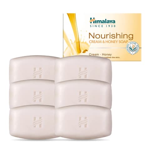 Nourishing Cream & Honey Cleansing Bar, 75g+75g+75g+75g+75g+75g