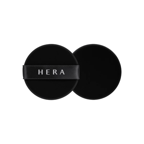 Black Cushion Foundation Puff, 2ea, Black, 1pack