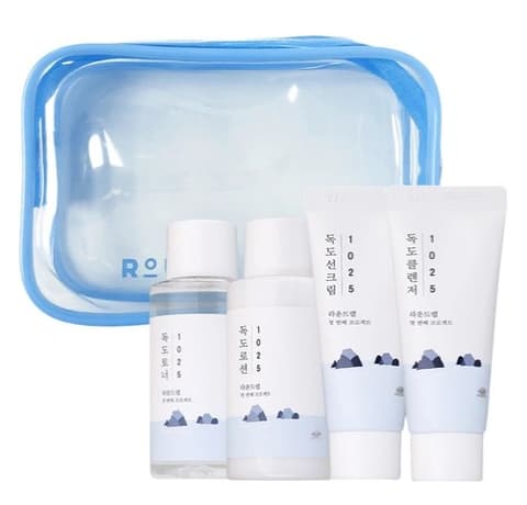 Round Lab 1025 Dokdo Travel Kit + Pouch Set