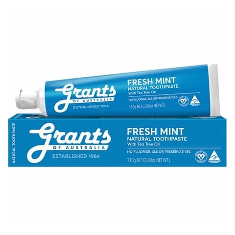 Fresh Mint Natural Toothpaste (with Tea Tree Oil)