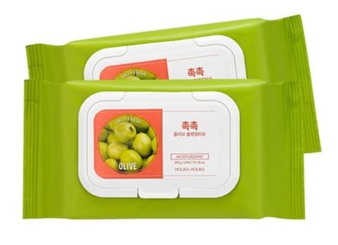 Daily Fresh Olive Cleansing Tissue, 60ea+60ea