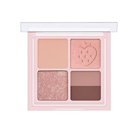 Ink Pocket Shadow Palette, 08 Strawberry In Mute, 1.6gx4ea, 1pack