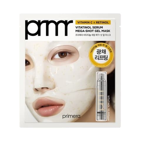 Vitaminol Serum Mega Shot Gel Mask, 2ea, 1pack