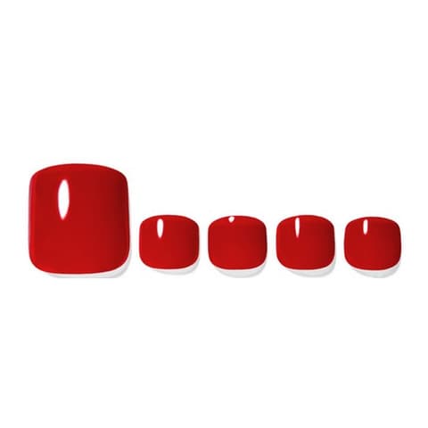 Magic Press Pedicure, 24ea, Loving Red, 1pack