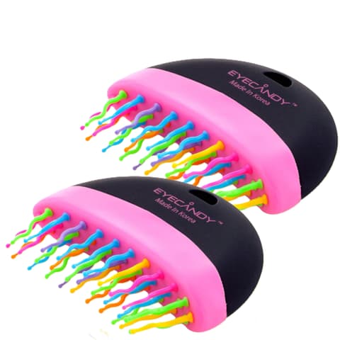 Rainbow Half Moon Brush, 2ea