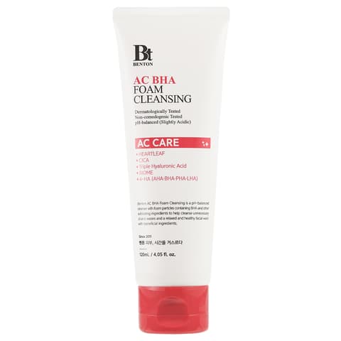 AC BHA Foam Cleansing, 120ml, 1pack