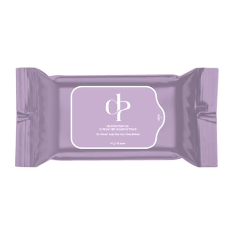 Perfume No-Wash Dry Shampoo Tissue, 20ea, 1pack