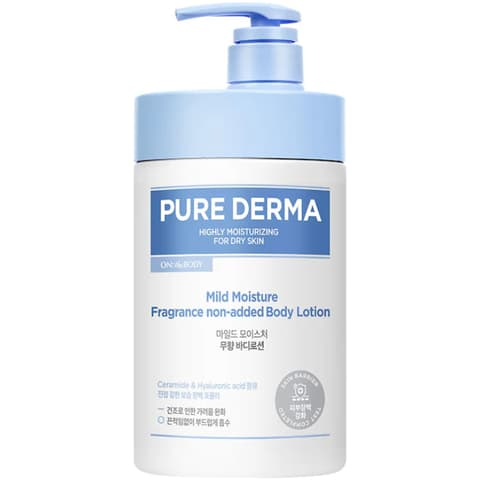 Purederma Mild Moisture Body Lotion [Unscented], 1l, 1pack