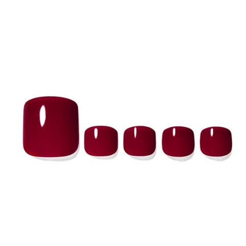 Magic Press Pedicure, 24ea, Deep Red, 1pack