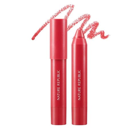 Eco Crayon Lip Velvet, 01 Angel Blush, 1pack, 2.8g