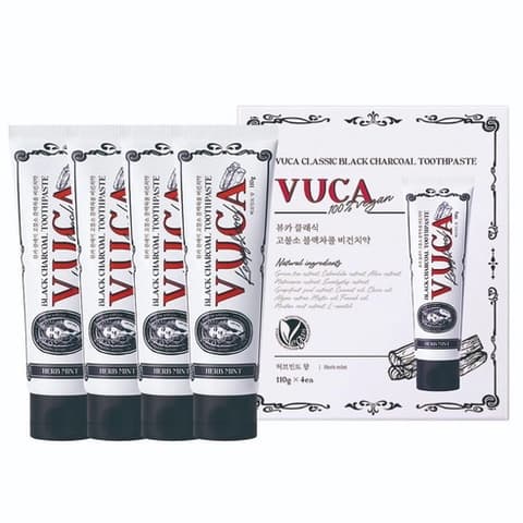 Classic Black Charcoal Toothpaste [Herb Mint Scent]